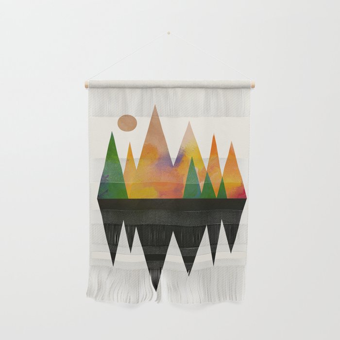 Abstract Mountains Wall Hanging Gallery Image 1