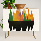 Abstract Mountains Credenza Gallery Image 1