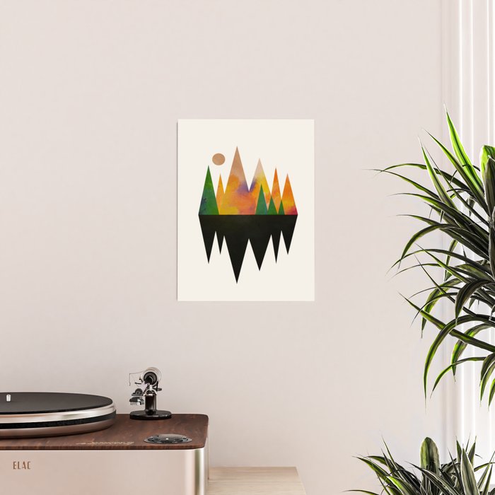Abstract Mountains Poster Gallery Image 2