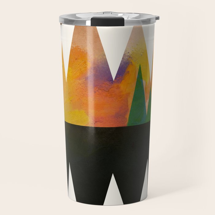 Abstract Mountains Travel Mug Gallery Image 1