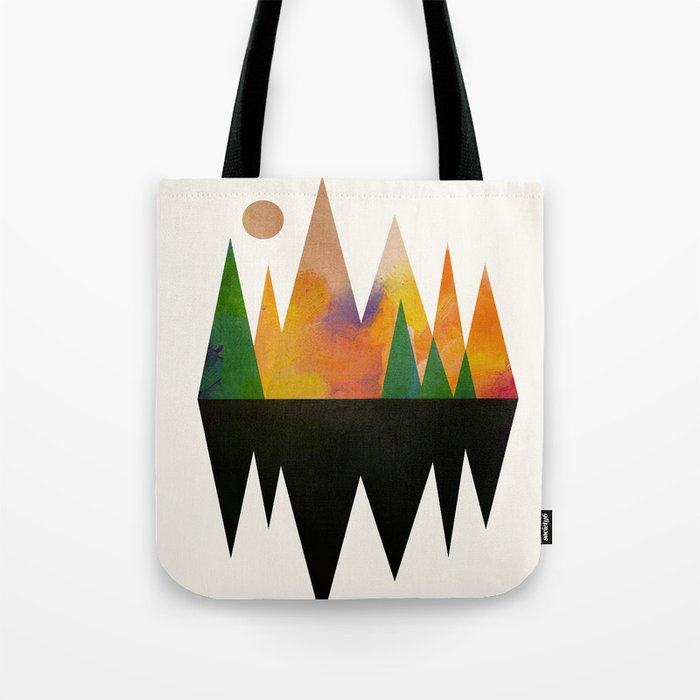 Abstract Mountains Tote Bag Gallery Image 1
