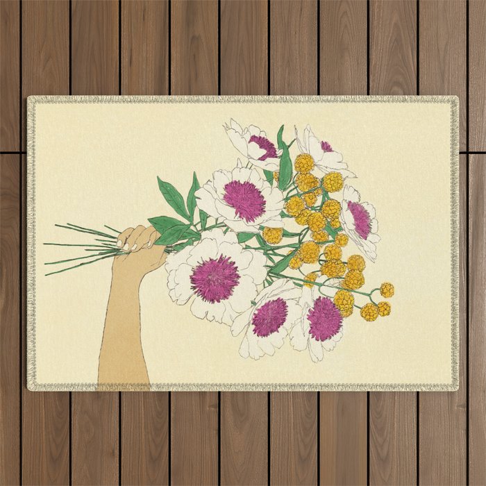 Gorgeous Bouquet Chiaro Outdoor Rug Gallery Image 1