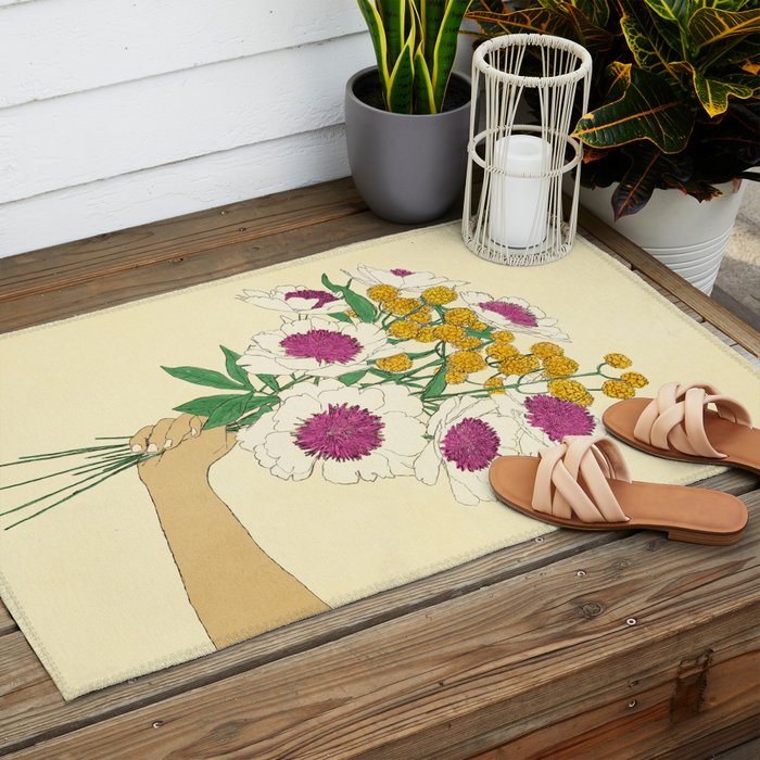 Gorgeous Bouquet Chiaro Outdoor Rug Gallery Image 2