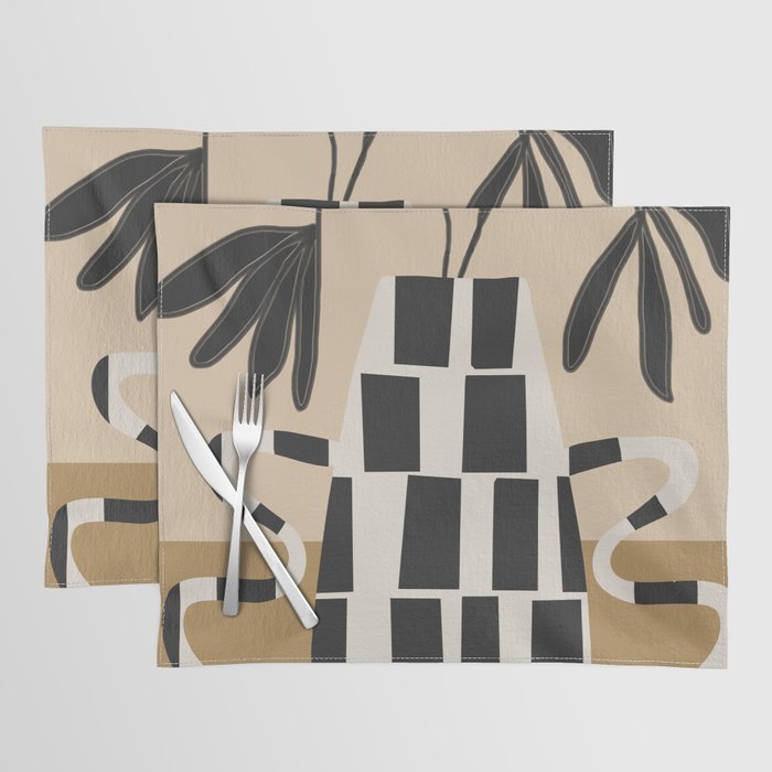 Modern Botanicals No. 2 Placemat Gallery Image 1
