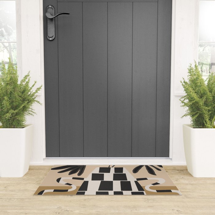 Modern Botanicals No. 2 Welcome Mat Gallery Image 3