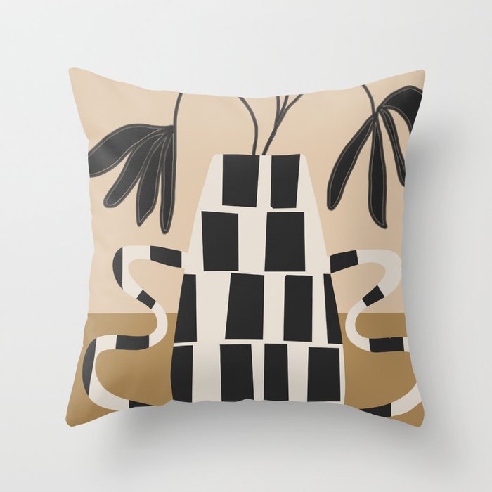 Modern Botanicals No. 2 Throw Pillow Gallery Image 6