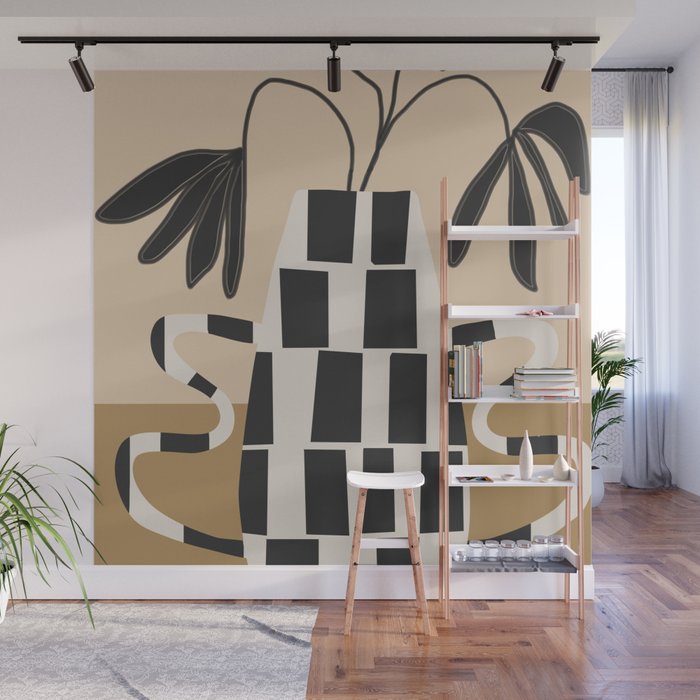 Modern Botanicals No. 2 Wall Mural Gallery Image 1