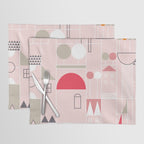 City life blocks pearl pink Placemat Gallery Image 1