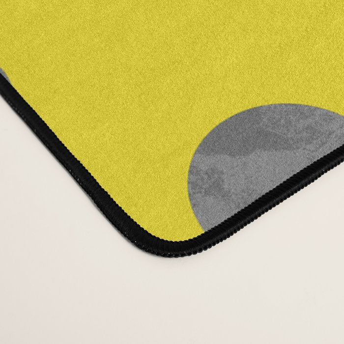 Polka Proton Yellow Desk Mat Gallery Image 4