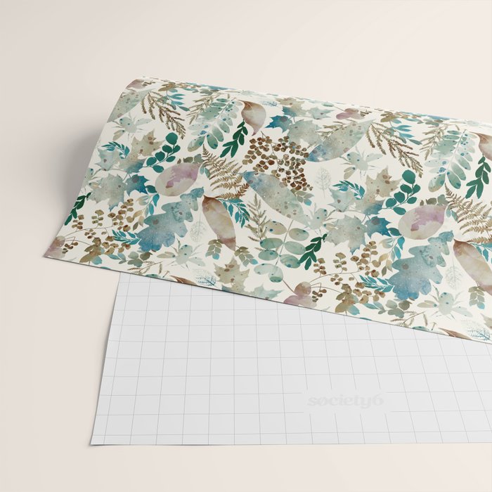 Autumn Botanical Bliss  Wrapping Paper Gallery Image 2