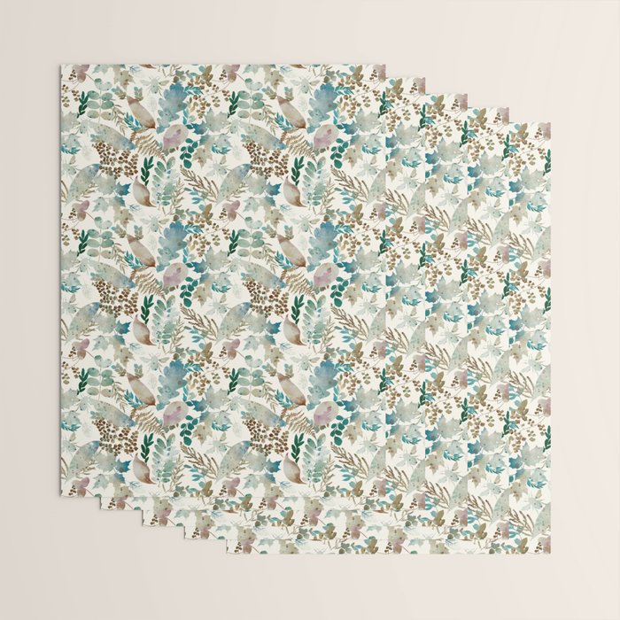 Autumn Botanical Bliss  Wrapping Paper Gallery Image 3