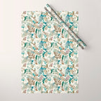 Autumn Botanical Bliss  Wrapping Paper Gallery Image 1