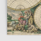Vintage Map of the world Poster Gallery Image 3