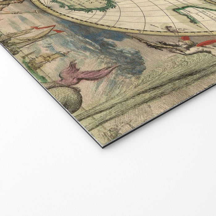 Vintage Map of the world Welcome Mat Gallery Image 2