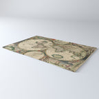 Vintage Map of the world Rug Gallery Image 3