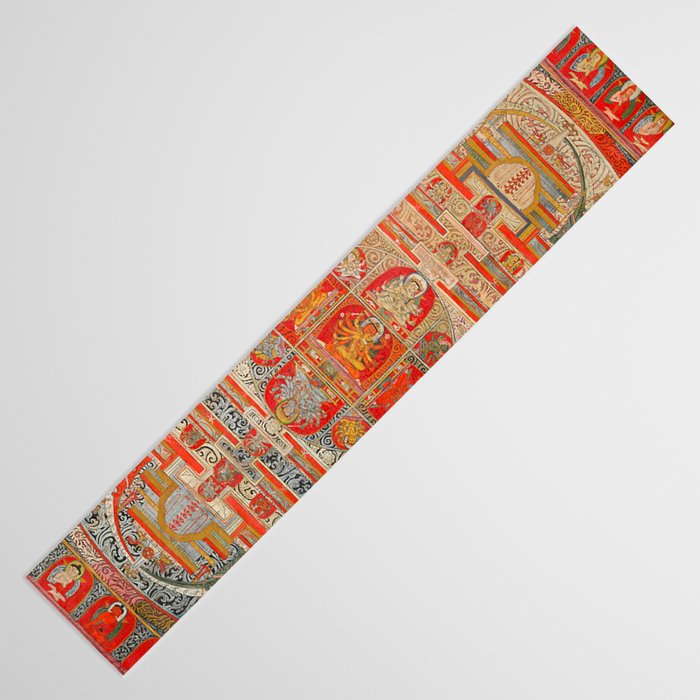 Tibetan Buddhist Mandala Manjuvajra 43 Deities Table Runner Gallery Image 3