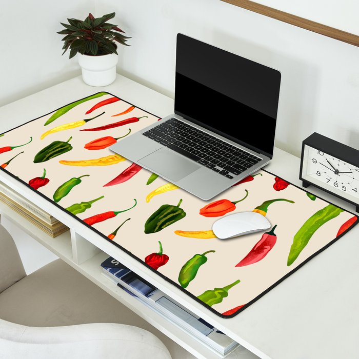 Hot Stuff Peppers Desk Mat Gallery Image 2