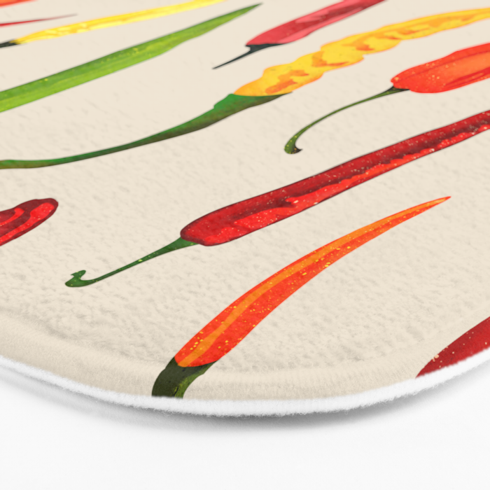 Hot Stuff Peppers Bath Mat Gallery Image 3
