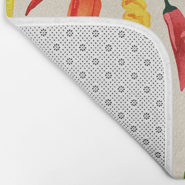 Hot Stuff Peppers Bath Mat Gallery Image 2