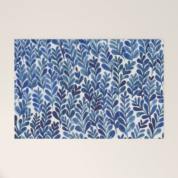 Indigo blues Welcome Mat Gallery Image 1