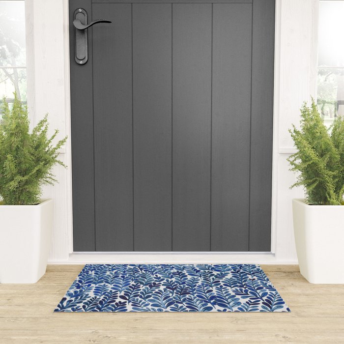 Indigo blues Welcome Mat Gallery Image 3