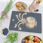 Rooster vase Cutting Board Gallery Image 2