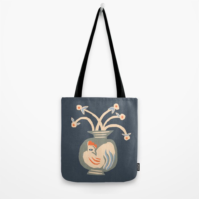 Rooster vase Tote Bag Gallery Image 2