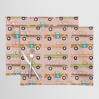 Retro Roads - Pink Palette Placemat Gallery Image 1