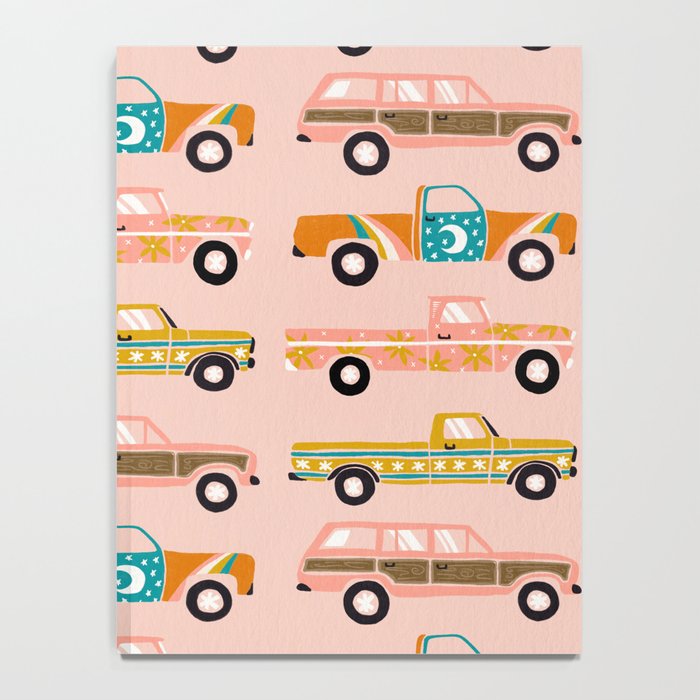 Retro Roads - Pink Palette Notebook Gallery Image 4
