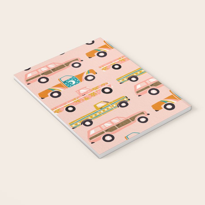 Retro Roads - Pink Palette Notebook Gallery Image 3