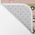 Retro Roads - Pink Palette Bath Mat Gallery Image 2