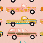 Retro Roads - Pink Palette Coffee Mug Gallery Image 2