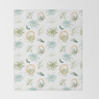 Air Plants Throw Blanket Gallery Image 2
