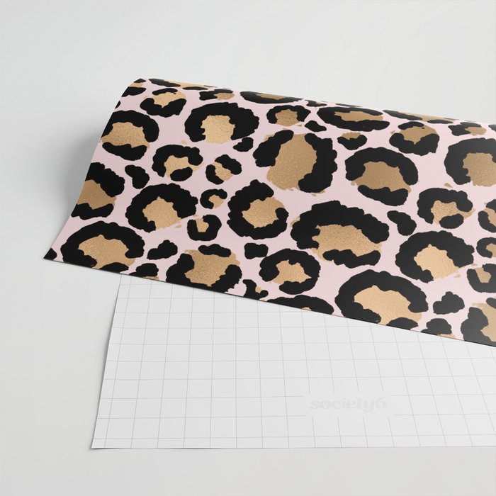 Animal print - pink copper Wrapping Paper Gallery Image 2
