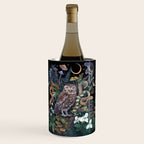 Owl and Snakes Mushroom forest Wine Chiller Gallery Image 1