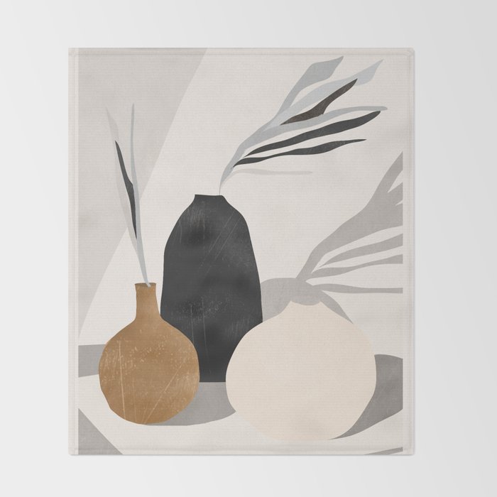 Vases2/2 Throw Blanket Gallery Image 2