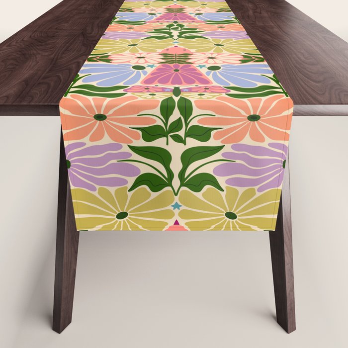 New Beginning - Floral Bird and Butterfly Table Runner Gallery Image 1