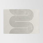 Mid-Century Modern No.28 - Woodblock Print Rug Gallery Image 2
