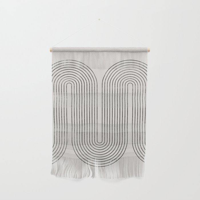 Mid-Century Modern No.28 - Woodblock Print Wall Hanging Gallery Image 1