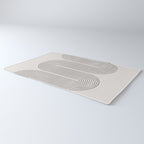 Mid-Century Modern No.28 - Woodblock Print Rug Gallery Image 3