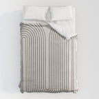 Mid-Century Modern No.28 - Woodblock Print Duvet Cover Gallery Image 6