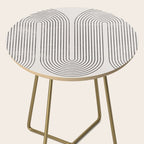 Mid-Century Modern No.28 - Woodblock Print Side Table Gallery Image 2