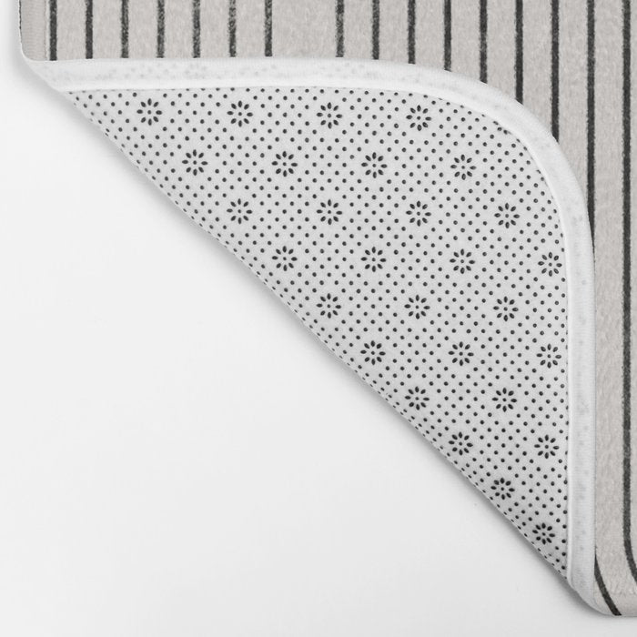 Mid-Century Modern No.28 - Woodblock Print Bath Mat Gallery Image 2