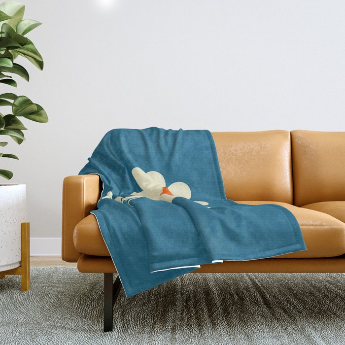 Cat and Plant 67 Throw Blanket Gallery Image 1