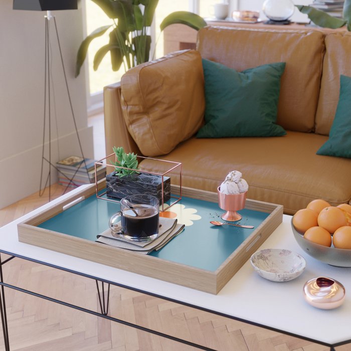 Cat and Plant 67 Serving Tray Gallery Image 2