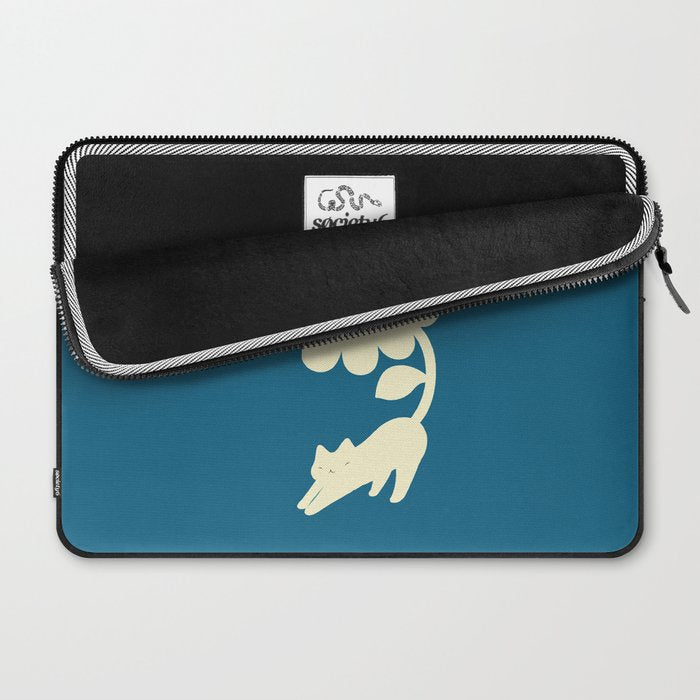 Cat and Plant 67 Laptop Sleeve Gallery Image 2