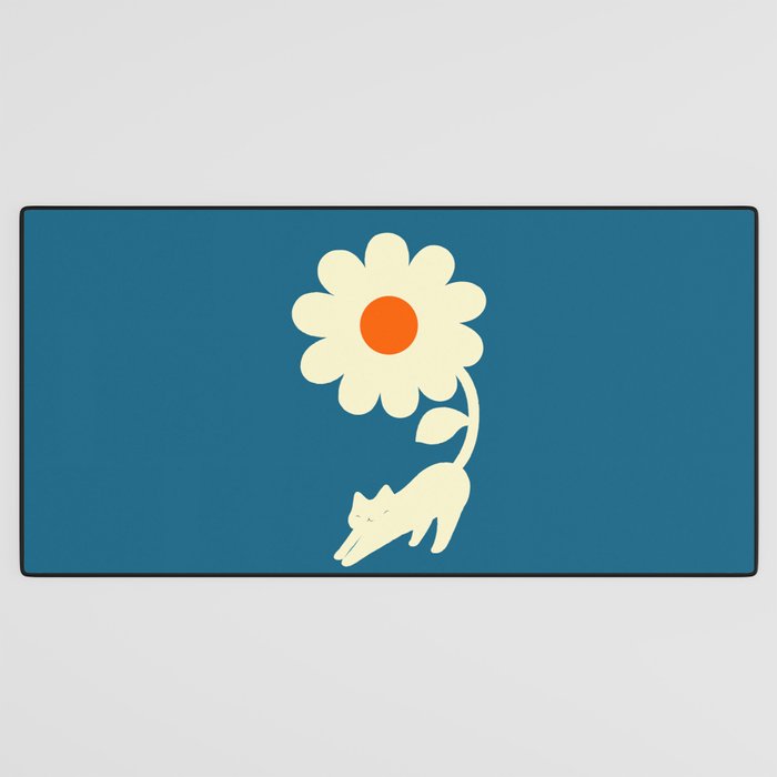 Cat and Plant 67 Desk Mat Gallery Image 3