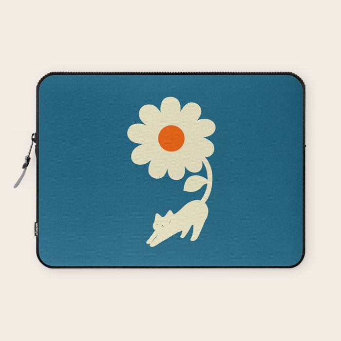 Cat and Plant 67 Laptop Sleeve Gallery Image 1