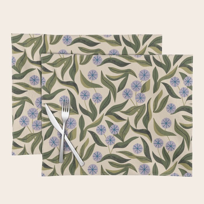 Periwinkle Plant Placemat Gallery Image 1
