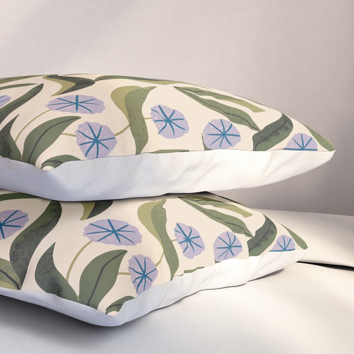 Periwinkle Plant Pillow Sham Gallery Image 3